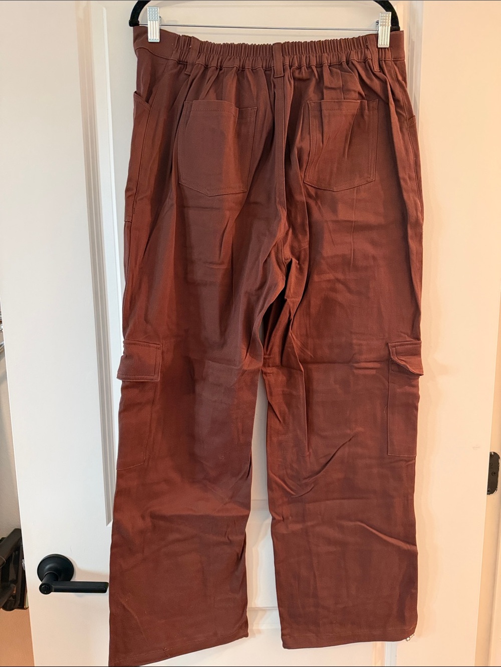 Women’s Brown Cargo Pants - Picture 2 of 2